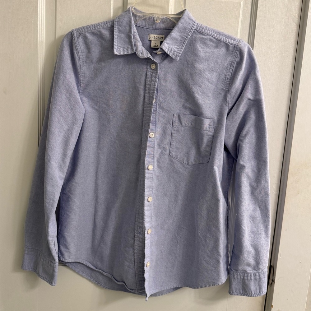 J. Crew Oxford Blue Button-Up Shirt